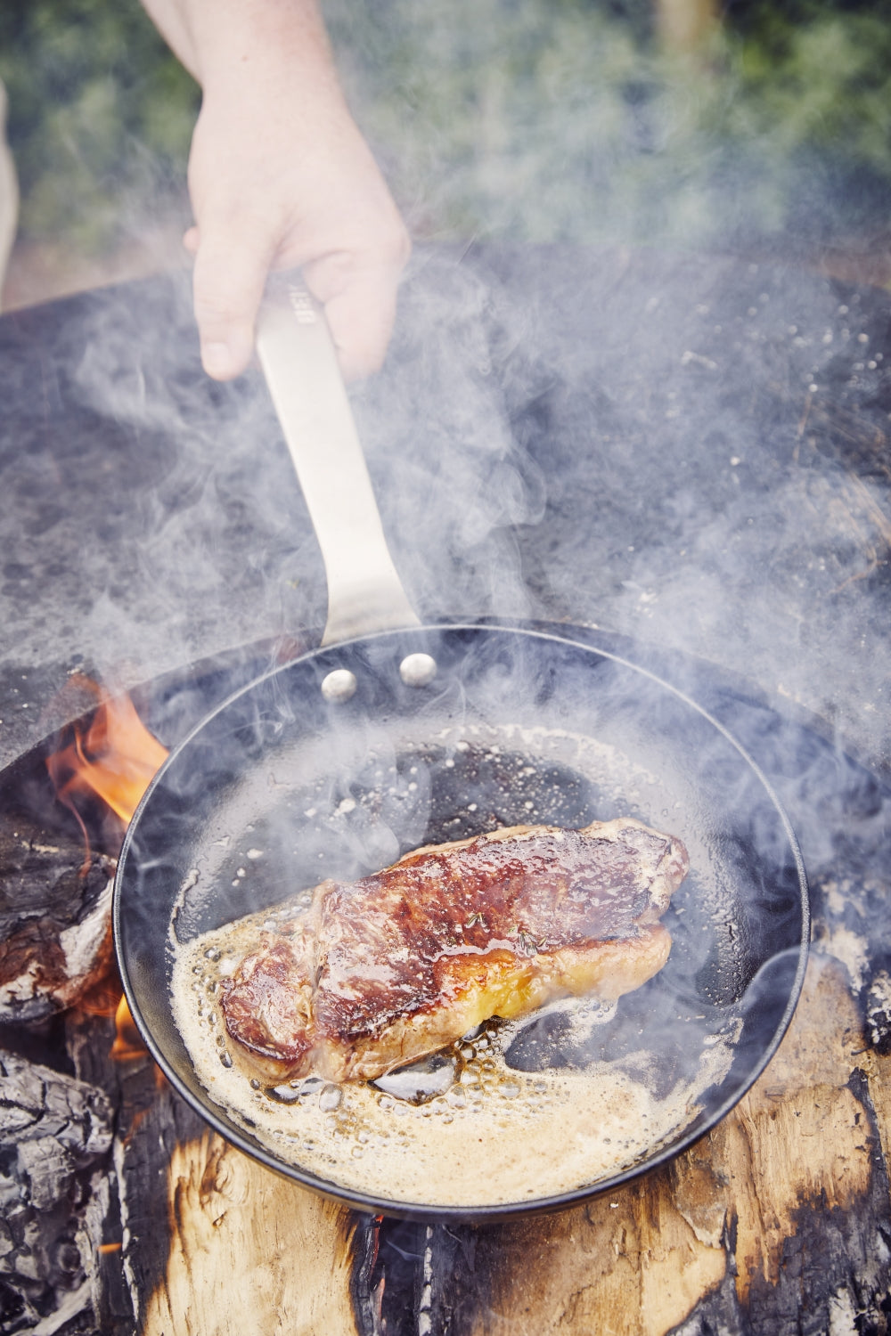 BEKA Frying Pan Set Stark ø 24 cm + 28 cm - without non-stick coating - suitable for all heat sources