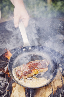 BEKA Frying Pan Set Stark ø 24 cm + 28 cm - without non-stick coating - suitable for all heat sources