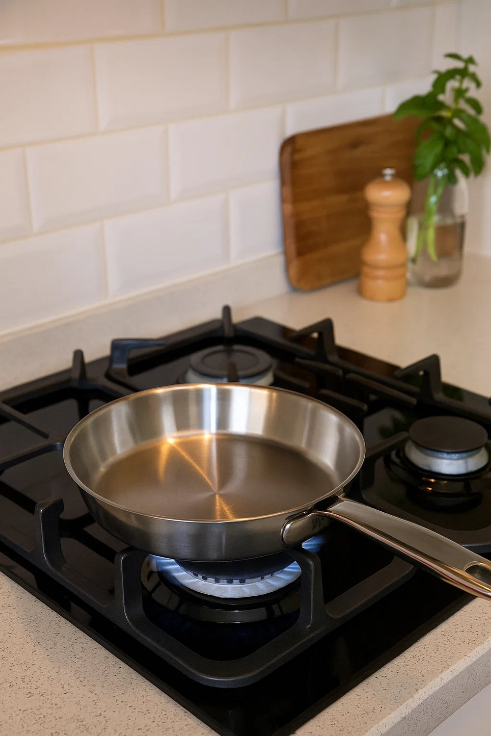 Beka Frying Pan Maestro Stainless Steel ø 28 cm - without non-stick coating - suitable for all heat sources