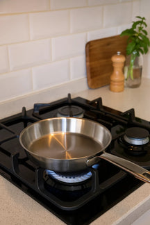 Beka Frying Pan Maestro Stainless Steel ø 28 cm - without non-stick coating - suitable for all heat sources