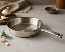 Beka Frying Pan Maestro Stainless Steel ø 28 cm - without non-stick coating - suitable for all heat sources