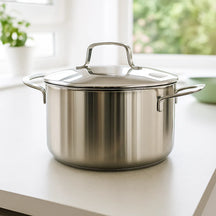 Beka Cooking Pot Maestro Stainless Steel with lid ø 20 cm / 3.7 liters - suitable for all heat sources