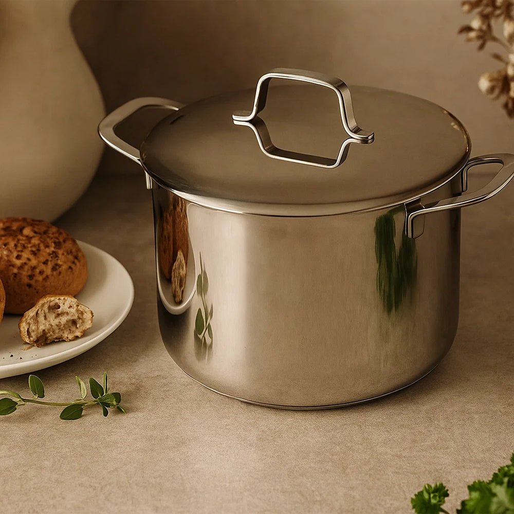 Beka Soup Pot Maestro Stainless Steel with lid ø 24 cm / 7.4 liters - suitable for all heat sources