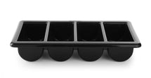 Cutlery Tray Black 4-Spaces