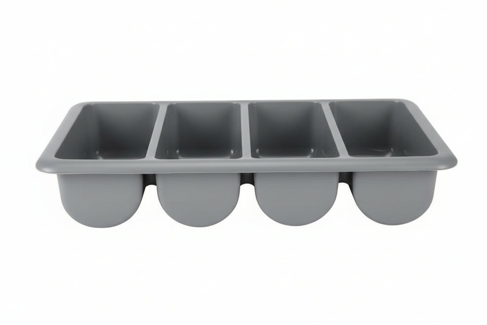 Hendi Cutlery Tray - 4-Compartment GN 1/1 - Gray