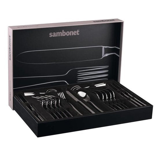 Sambonet Cutlery set Astrid - Silver - 24 pieces / 6 persons