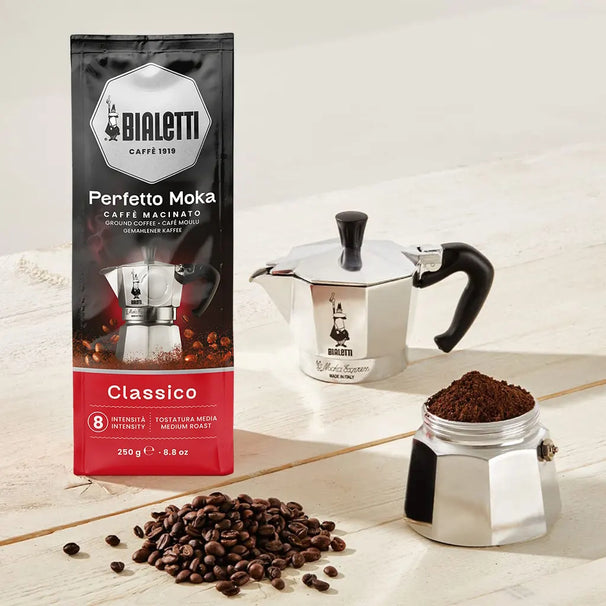 Bialetti Ground Coffee Perfetto Moka Classico 250 grams