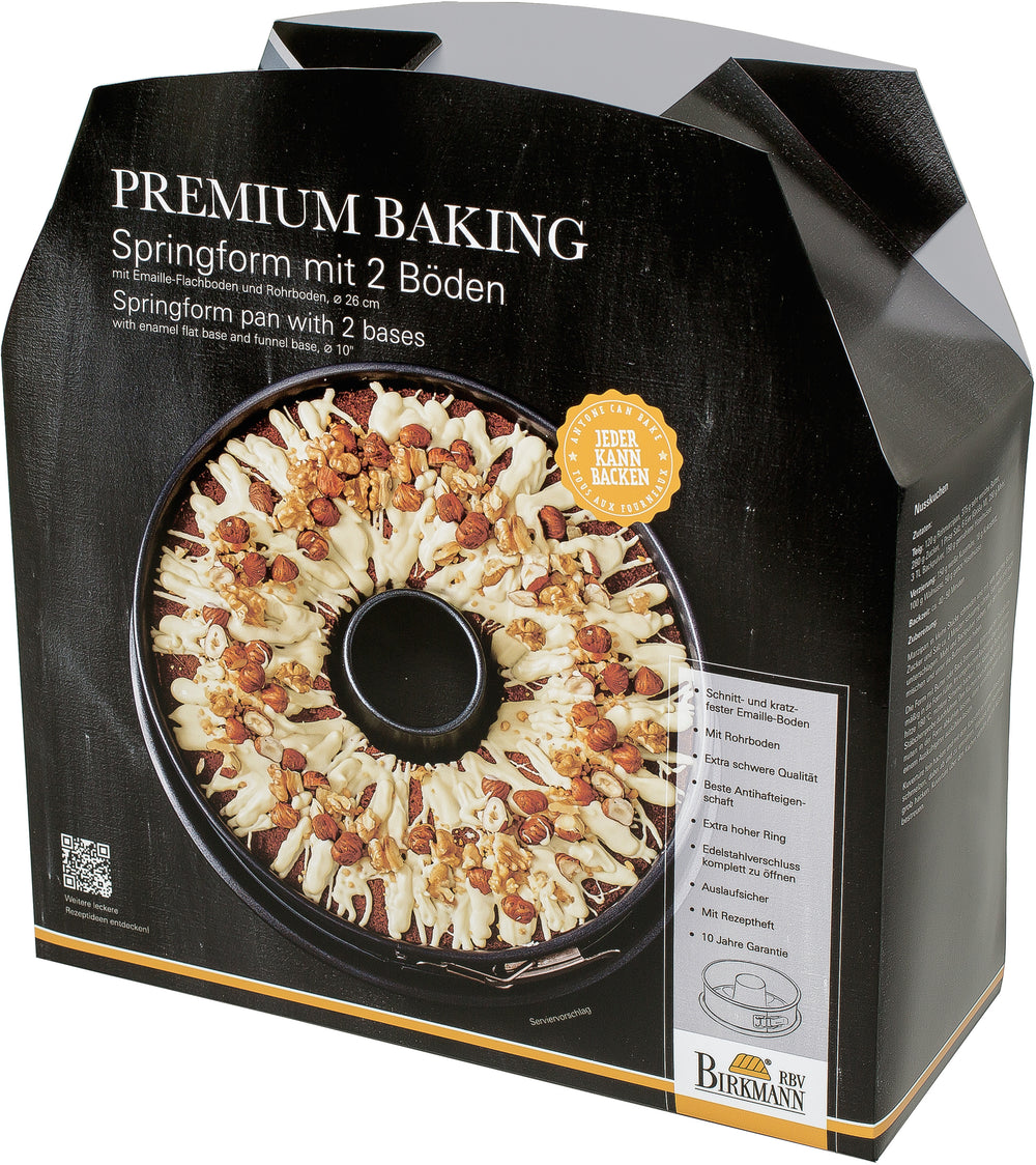 Birkmann Springform Premium Baking with 2 Bottoms ø 26 cm