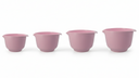 Birkmann Mixing Bowls / Baking Bowls Colour bowls set 4-Piece - 1.5, 2, 3 and 4 Liters - Silk Rose