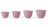 Birkmann Mixing Bowls / Baking Bowls Colour bowls set 4-Piece - 1.5, 2, 3 and 4 Liters - Silk Rose