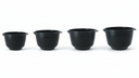 Birkmann Mixing Bowls / Batter Bowls Colour bowls set 4-Piece - 1.5, 2, 3 and 4 Liters - Cool Grey