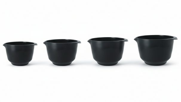 Birkmann Mixing Bowls / Batter Bowls Colour bowls set 4-Piece - 1.5, 2, 3 and 4 Liters - Cool Grey