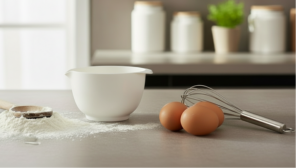 Birkmann Mixing Bowl / Baking Bowl Colour bowls - White - 1.5 Liter