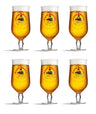 Birra Moretti Beer glasses - 250 ml - 6 pieces