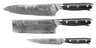 Blackwell Knife Set (Chef's knife + vegetable knife + office knive) ) - Japanese style - 67 layers damask steel - VG10 - 3 piece