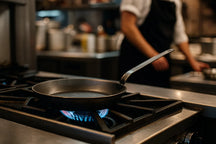 Blackwell Frying Pan Plate Steel - Lyonnaiser Pan - ø 24 cm - without non-stick coating