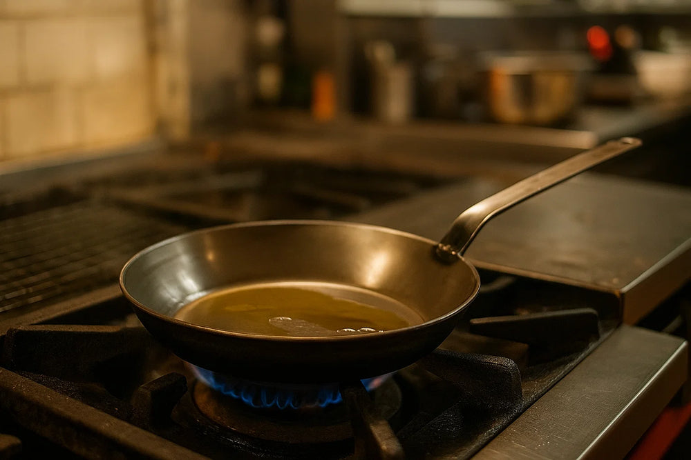 Blackwell Frying Pan Plate Steel - Lyonnaiser Pan - ø 28 cm - without non-stick coating