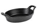 Cookinglife Oven Dish Cast Iron Oval 21 x 15 x 4 cm