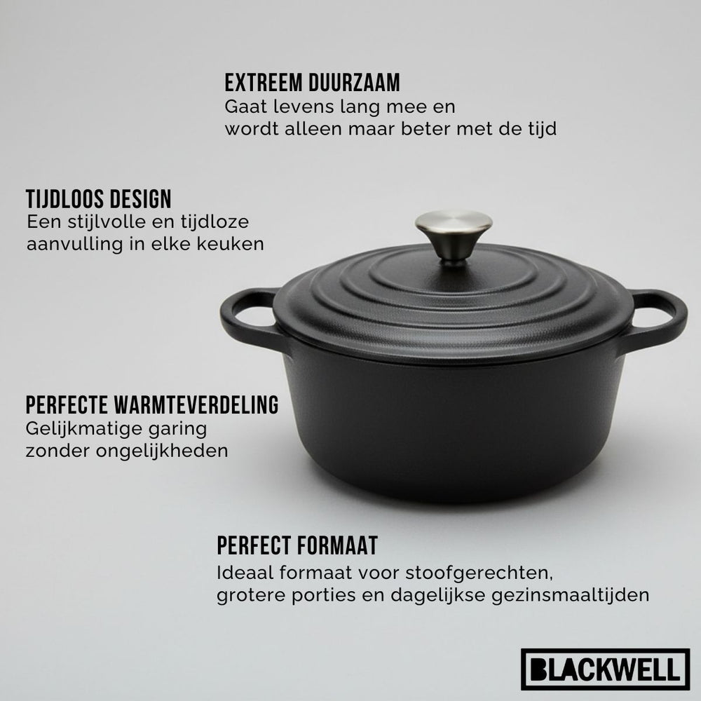 Cookinglife Casserole Cast Iron ø 24 cm