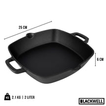 Cookinglife Oven Dish Cast Iron - 25 x 25 cm / 2 Liters