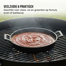 Cast Iron Oven dish - cast iron - ø 20 cm - without non-stick coating