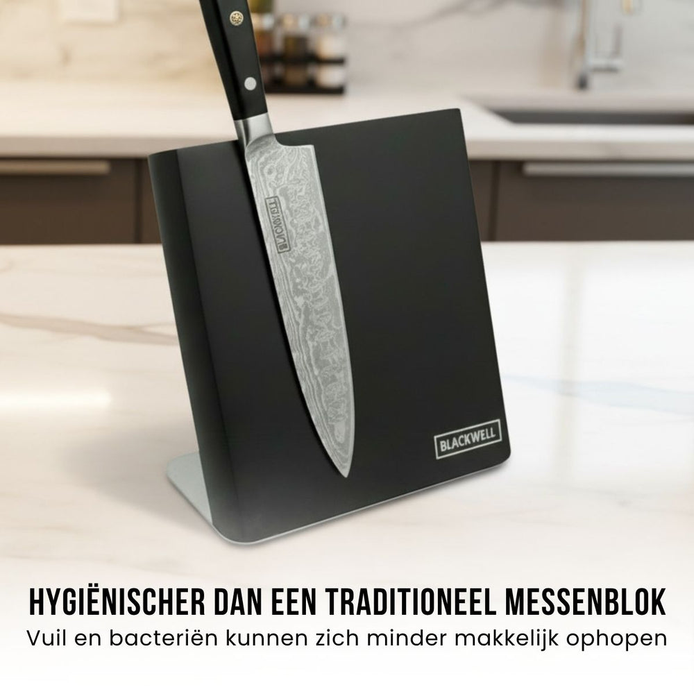 Blackwell Knife Block - Magnetic Black - without knives