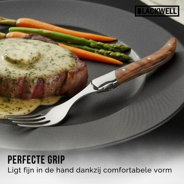 Blackwell Steak Forks Laguiole - Rosewood - 6 pieces