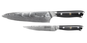 Blackwell Knife Set (Chef's knife + office knive) - Japanese style - 67 layers damask steel - VG10 - 2-piece