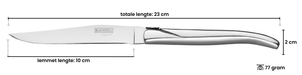 Blackwell Steak Knives Laguiole Stainless Steel - 6 Pieces