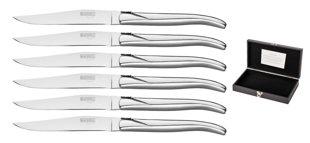Blackwell Steak Knives Laguiole Stainless Steel - 6 Pieces