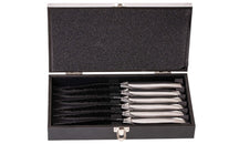 Blackwell Steak Knives Laguiole - Raw Black - Stainless Steel - 6 Pieces