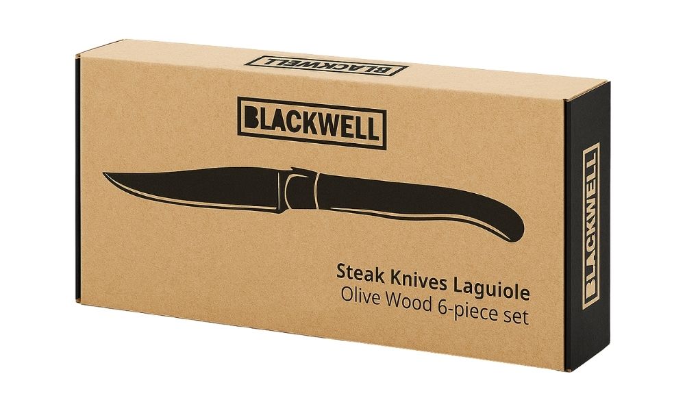 Blackwell Steak Knives Laguiole - Olive Wood - 6 Pieces