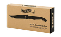 Blackwell Steak Knives Laguiole - Olive Wood - 6 Pieces