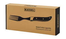 Blackwell Steak Cutlery Laguiole - Steak Knives & Forks - Rosewood - 12 Pieces