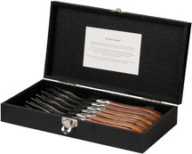 Blackwell Steak Cutlery Laguiole - Steak Knives & Forks - Rosewood - 12 Pieces