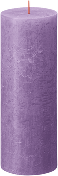 Bolsius Blunt Candle Rustic Vibrant Violet - 19 cm / ø 7 cm