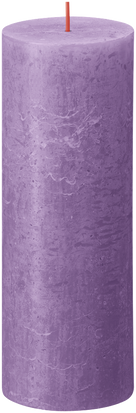 Bolsius Blunt Candle Rustic Vibrant Violet - 19 cm / ø 7 cm