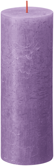 Bolsius Blunt Candle Rustic Vibrant Violet - 19 cm / ø 7 cm