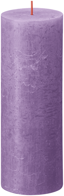 Bolsius Blunt Candle Rustic Vibrant Violet - 19 cm / ø 7 cm