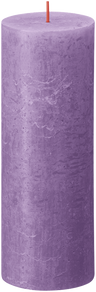 Bolsius Blunt Candle Rustic Vibrant Violet - 19 cm / ø 7 cm