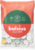 Bolsius Tealights / Waxinelights White 4 burning hours 55 pcs.