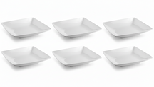 BonBistro Deep Plates / Pasta Plates Yong Squito 22 x 22 cm - White - 6 pieces