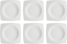 BonBistro Pasta Plate Yong Squito 27 x 27 cm - White - 6 pieces