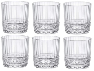 Bormioli Rocco Cocktail Glasses / Whiskey Glasses / Water Glasses America 20's - 380 ml - 6 pieces