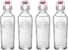 Bormioli Rocco Beaker bottles / Weck bottles Officina 1825 - Transparent - 1.2 liters - 4 pieces