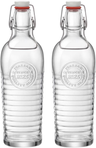 Bormioli Rocco Beaker bottles / Weck bottles Officina 1825 - Transparent - 1.2 liters - 2 pieces