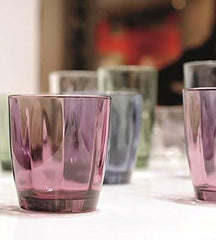 Bormioli Rocco Water glasses Pulsar - Purple - 300 ml - 6 pieces