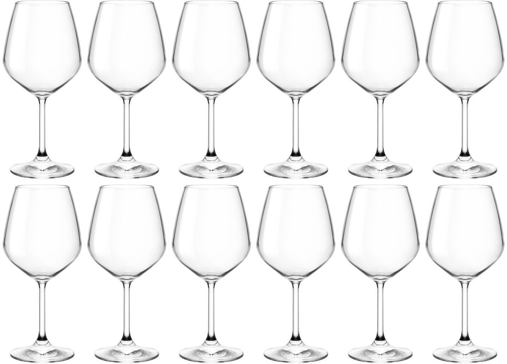 Bormioli Rocco Red Wine Glasses Restaurant - 525 ml - 12 pieces