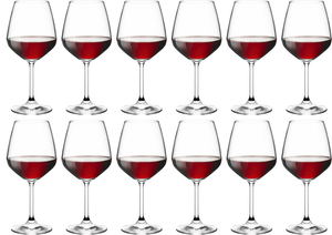 Bormioli Rocco Red Wine Glasses Restaurant - 525 ml - 12 pieces