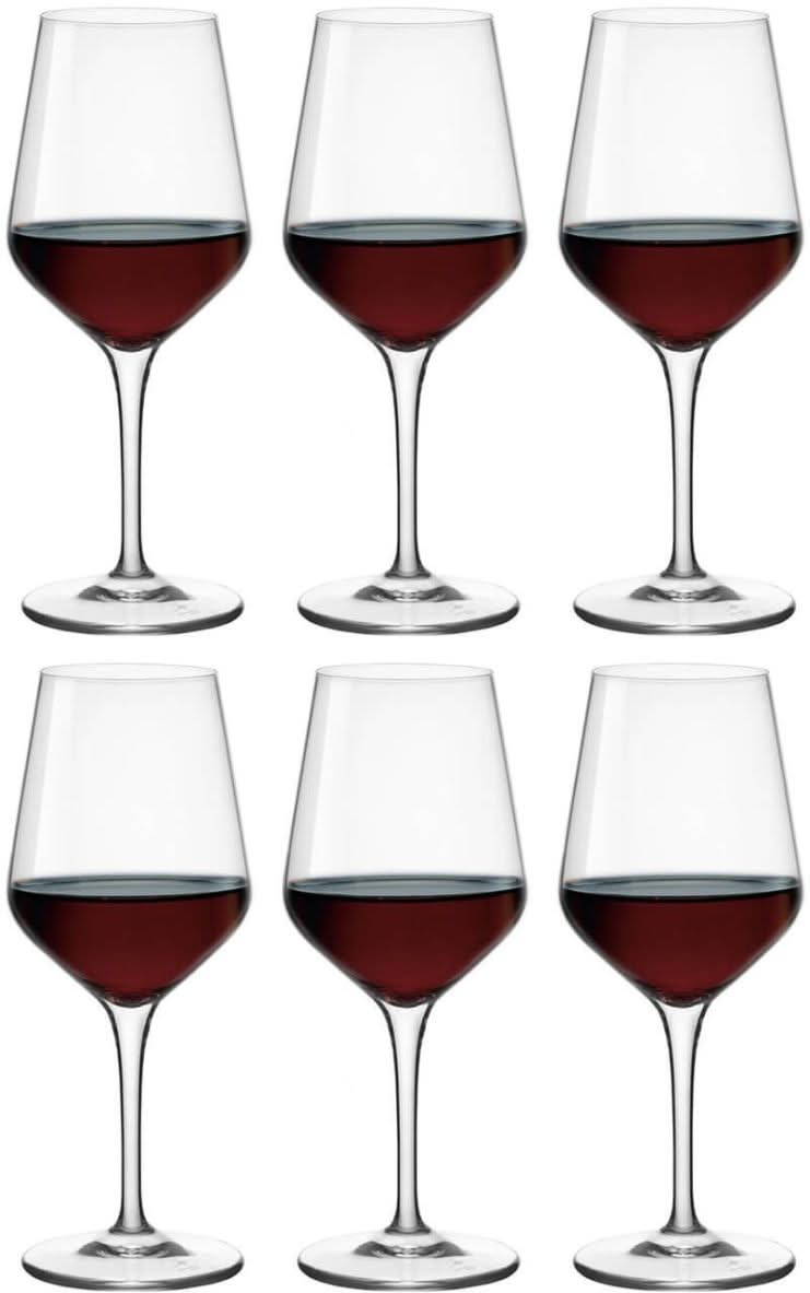 Bormioli Rocco Red Wine Glasses Electra - 550 ml - 6 pieces